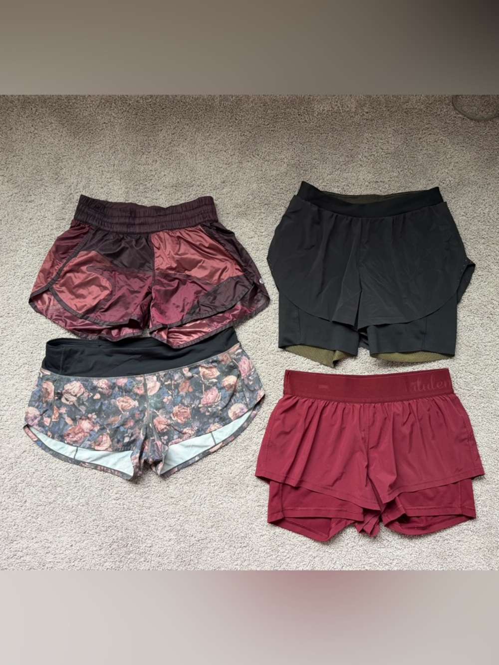 GUC Lululemon Lot of shorts size 10